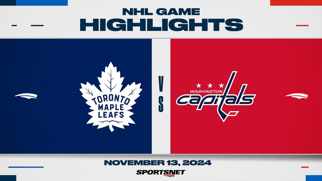 NHL Highlights: Maple Leafs 4, Capitals 3 (OT)