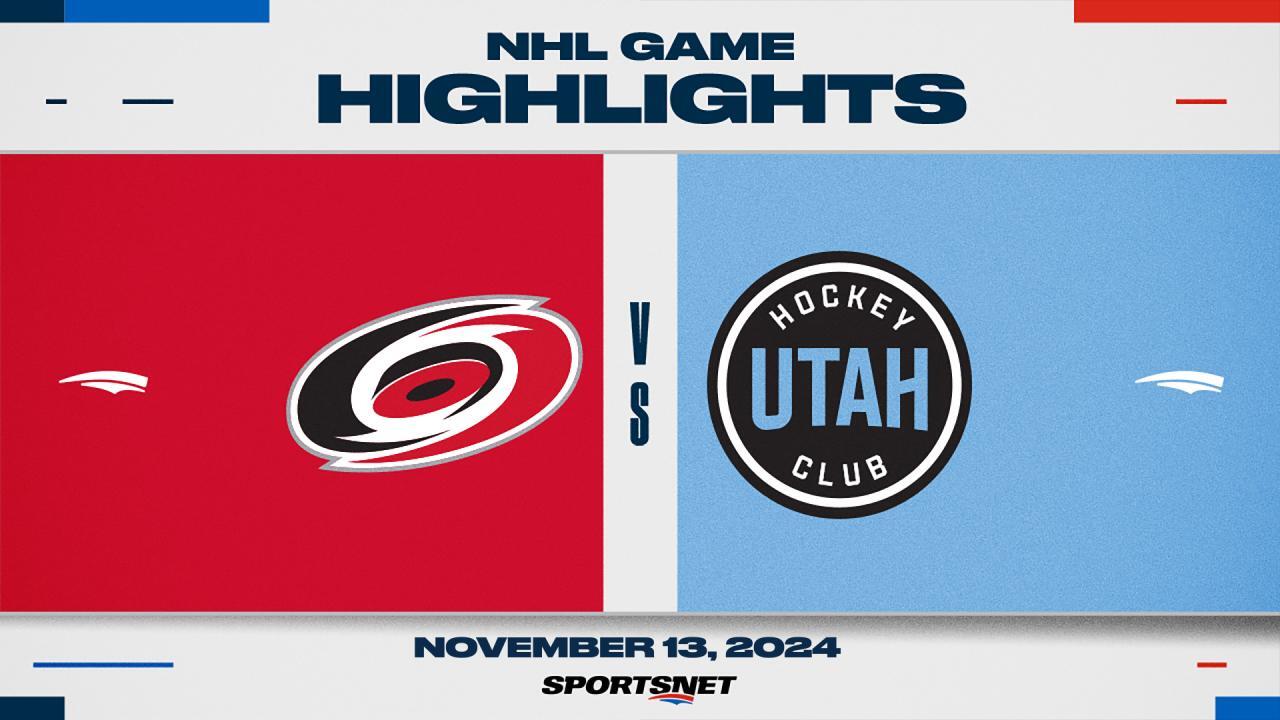 NHL Highlights: Utah 4, Hurricanes 1