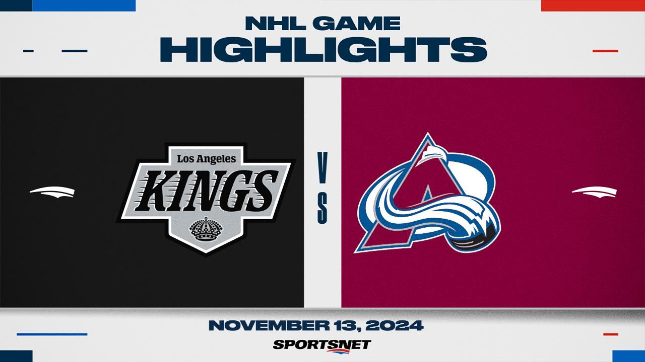 NHL Highlights: Avalanche 4, Kings 2