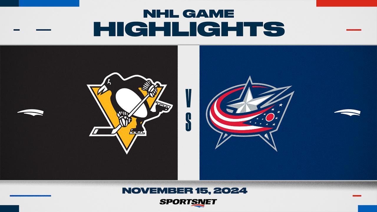 NHL Highlights: Blue Jackets 6, Penguins 2