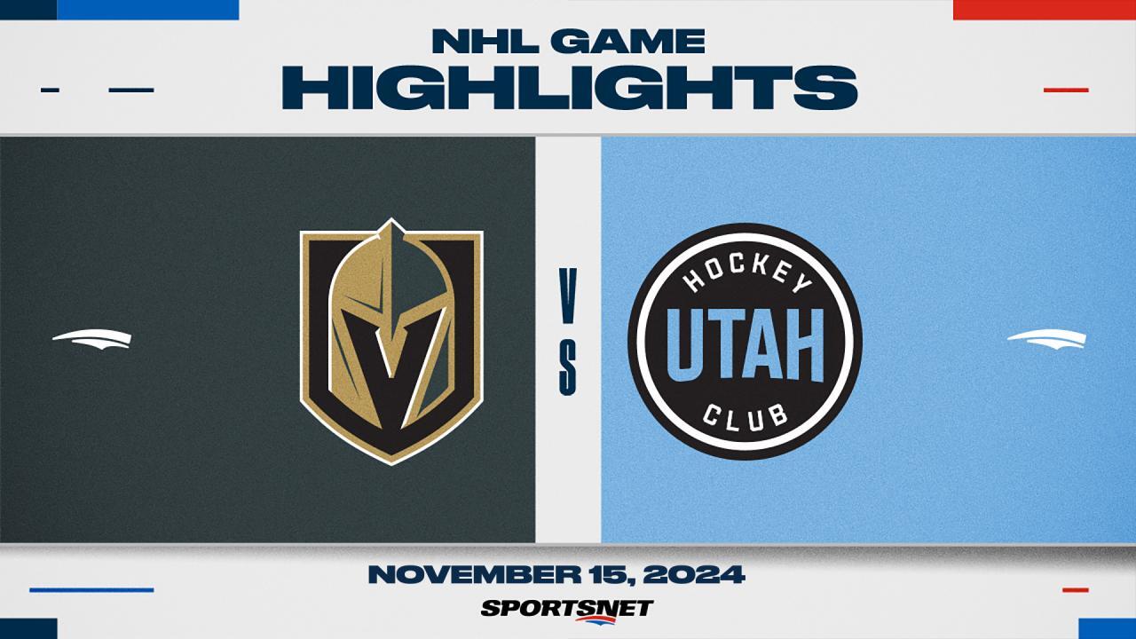 NHL Highlights: Golden Knights 4, Utah HC 2