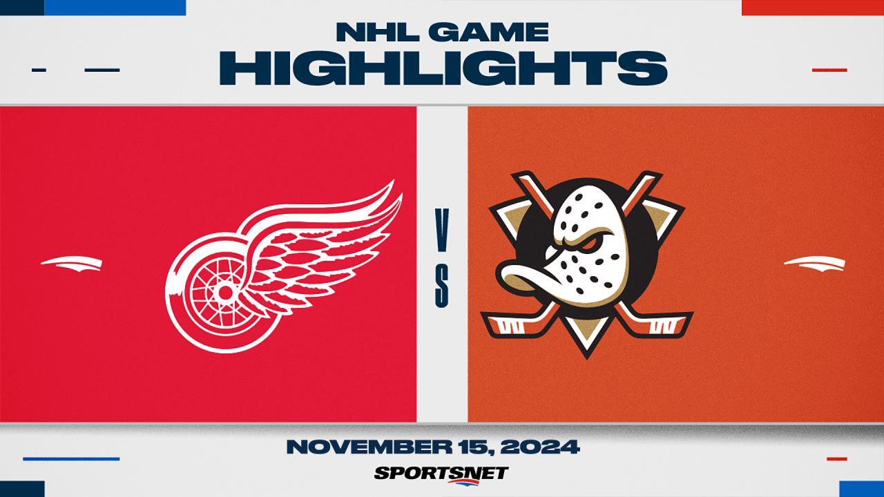 NHL Highlights: Ducks 6, Red Wings 4