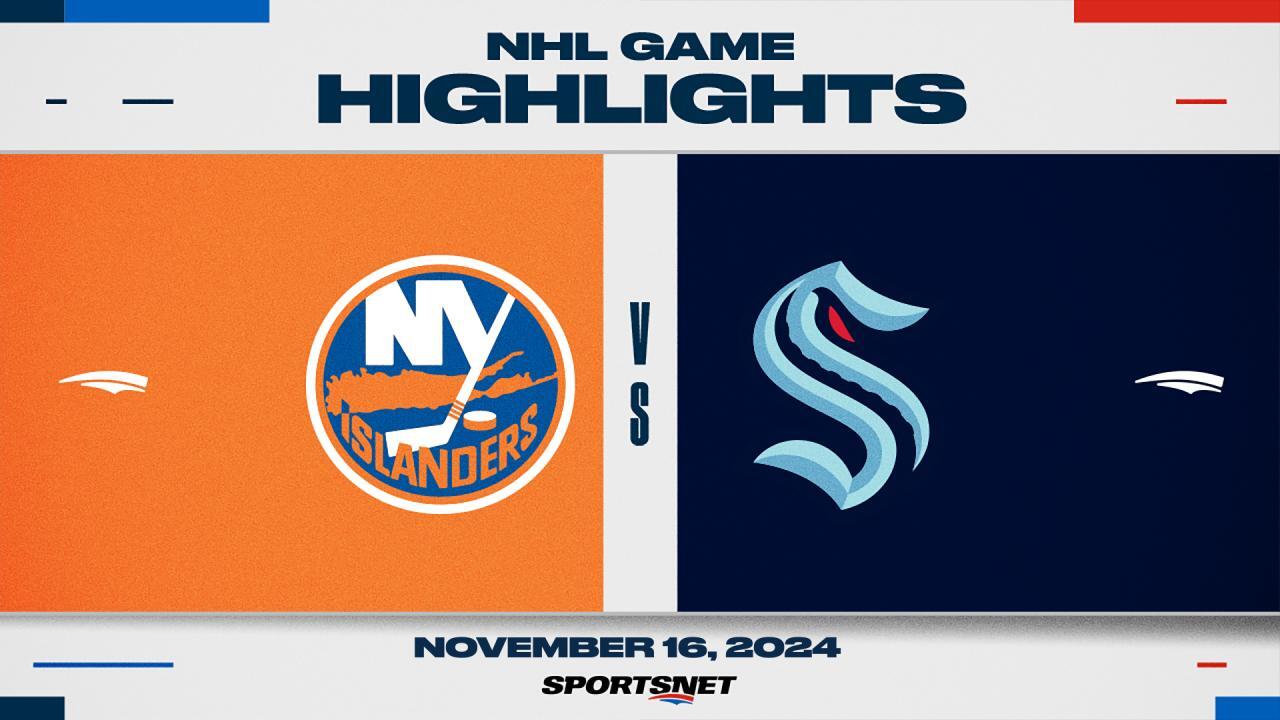 NHL Highlights: Kraken 3, Islanders 2