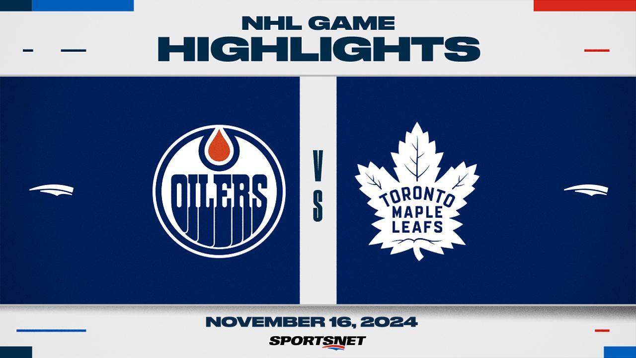 NHL Highlights: Maple Leafs 4, Oilers 3 (OT)