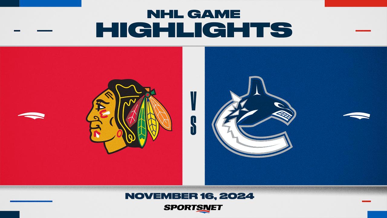 NHL Highlights: Canucks 4, Blackhawks 1