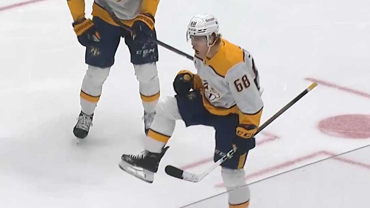 Predators’ L’Heureux buries first career goal against Canucks