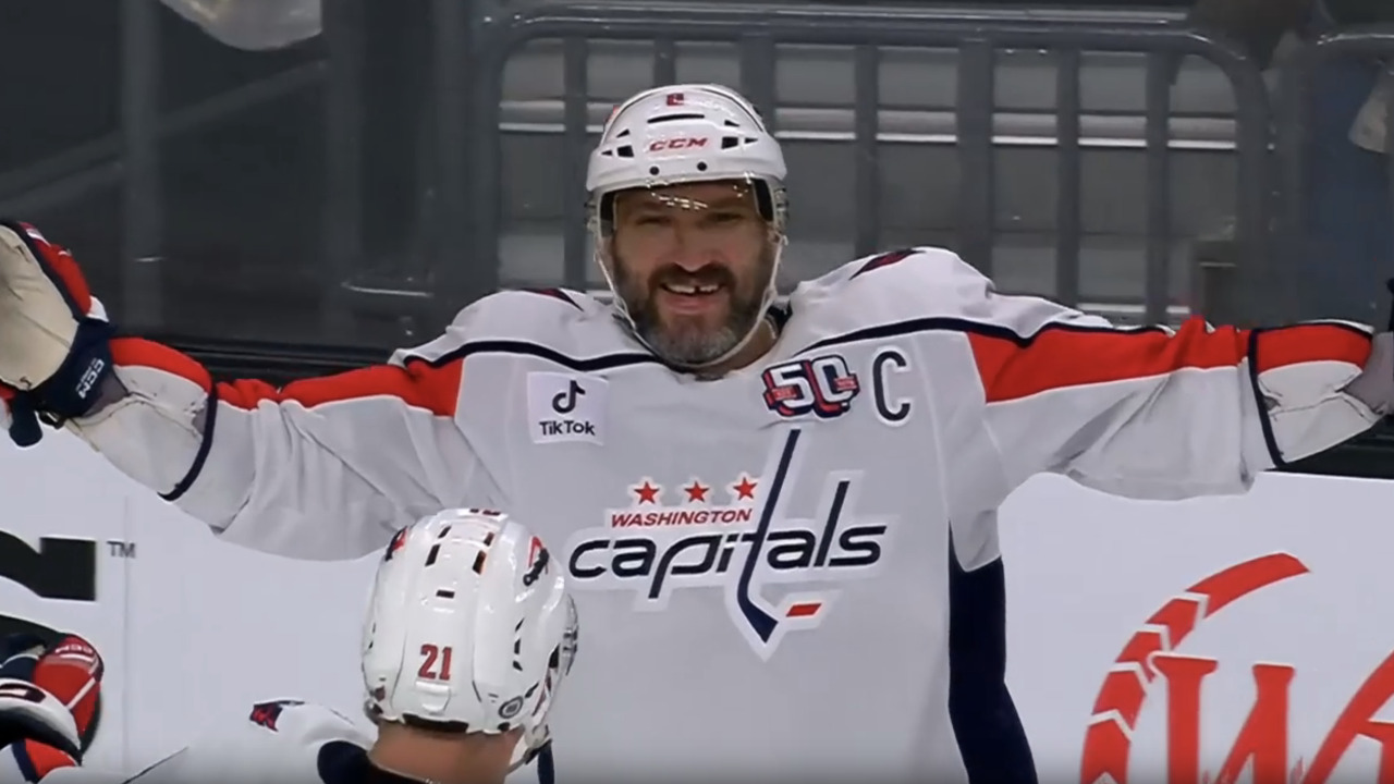 Capitals’ Ovechkin records 31st career hat trick vs. Golden Knights