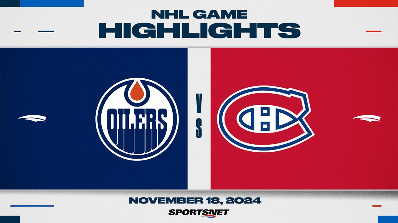 NHL Highlights: Canadiens 3, Oilers 0