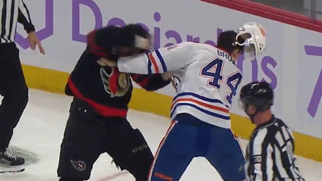 Brown and MacEwen throw haymakers in spirited fight