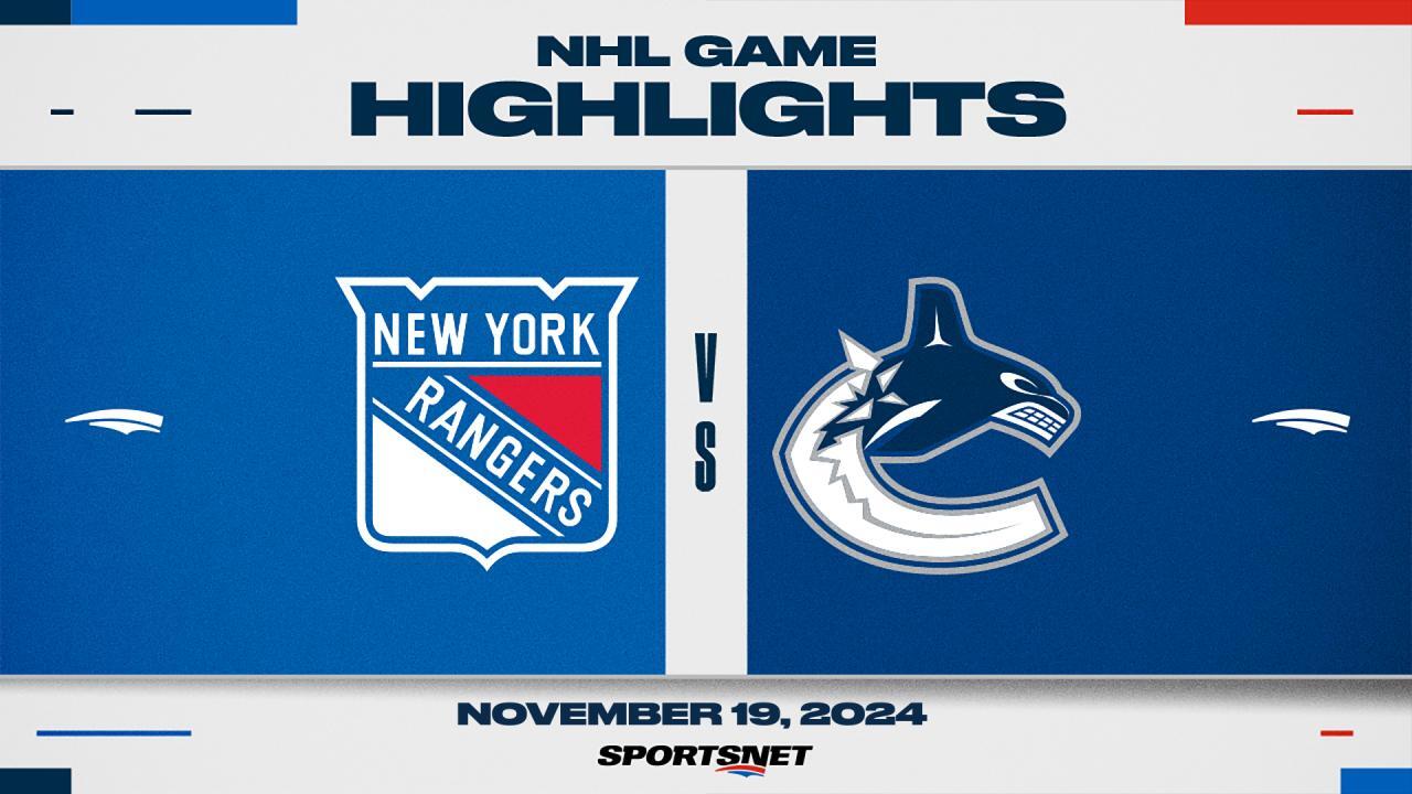 NHL Highlights: Rangers 3, Canucks 2