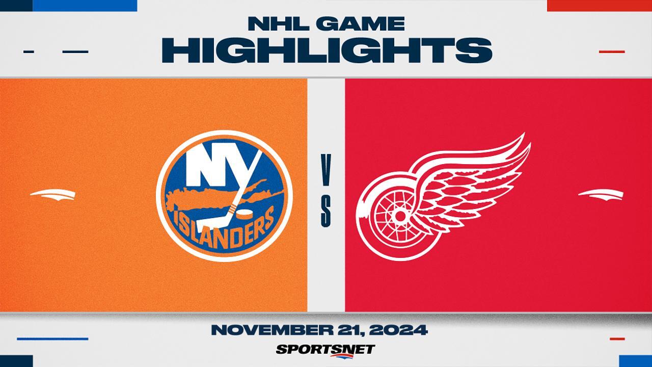 NHL Highlights: Red Wings 2, Islanders 1