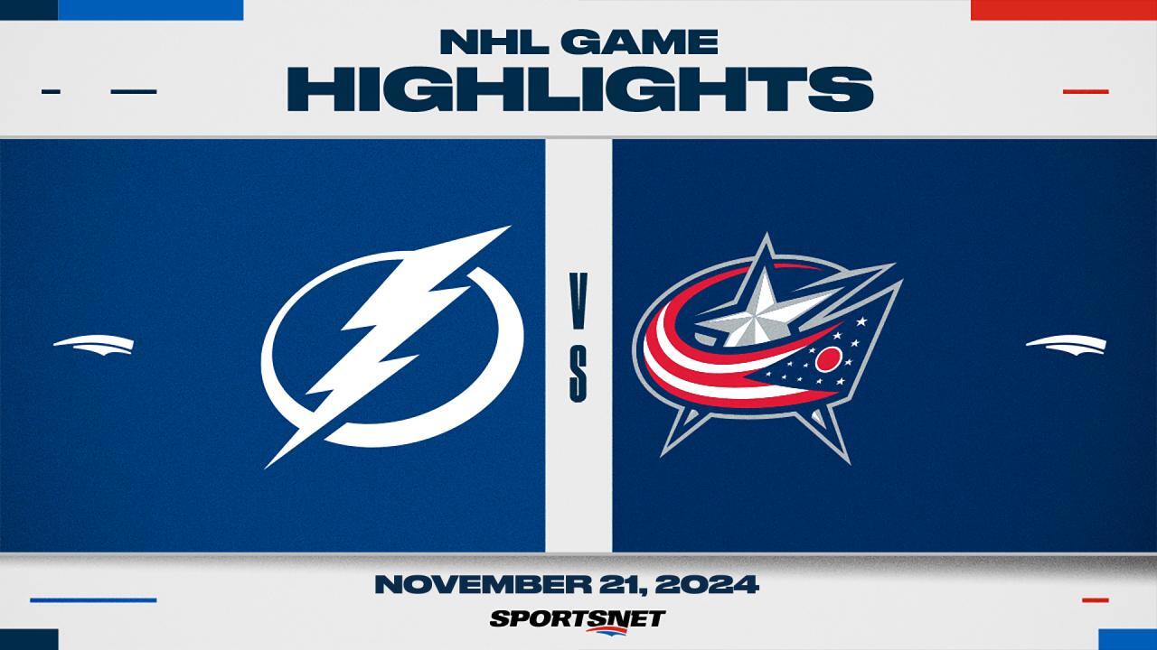 NHL Highlights: Blue Jackets 7, Lightning 6 (OT)