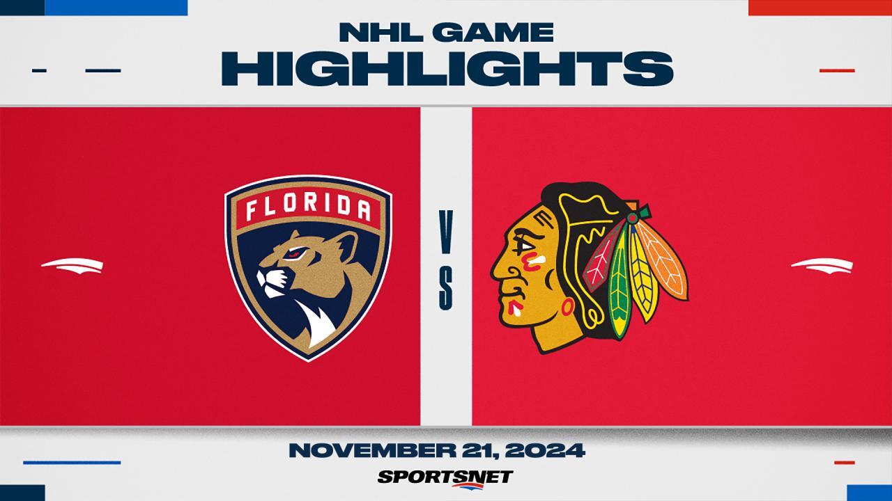 NHL Highlights: Blackhawks 3, Panthers 1