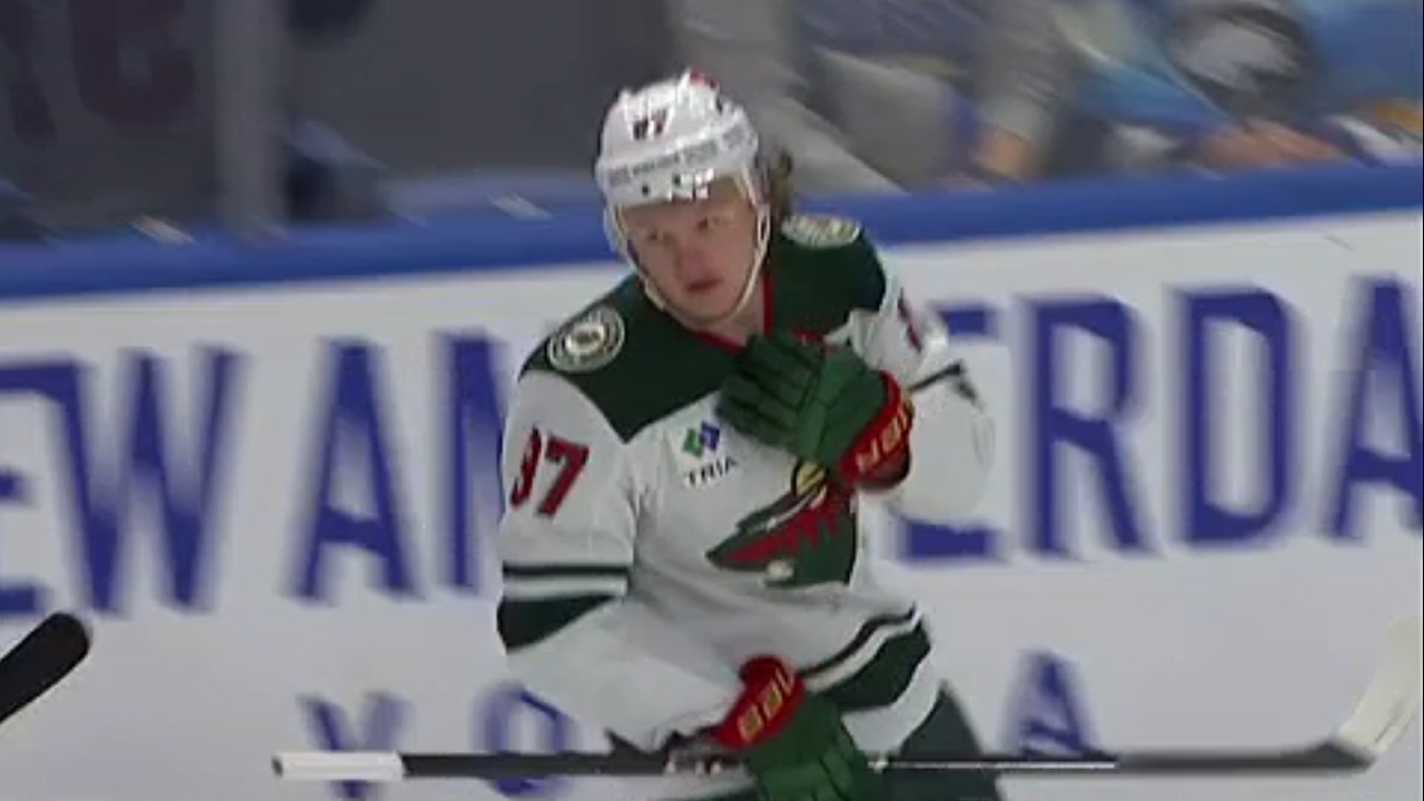 Kaprizov scores off Wild’s beautiful passing sequence vs. Sabres