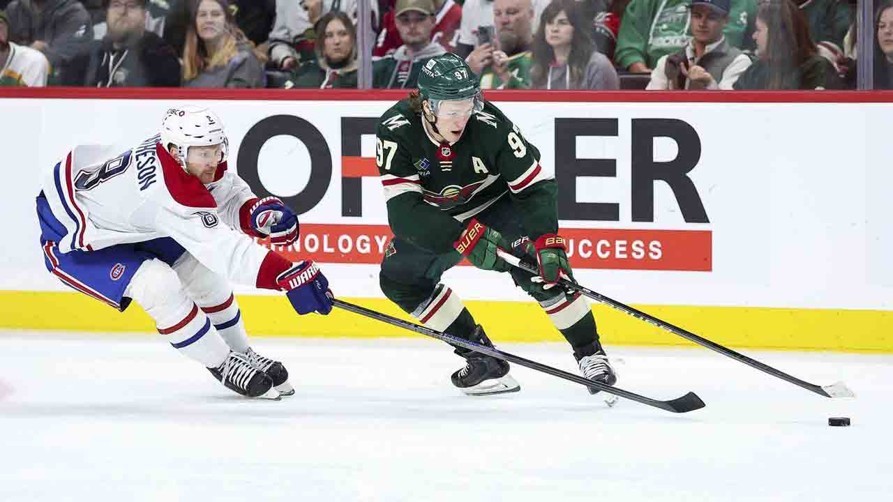 Kaprizov’s two-point night leads Wild to win over Canadiens