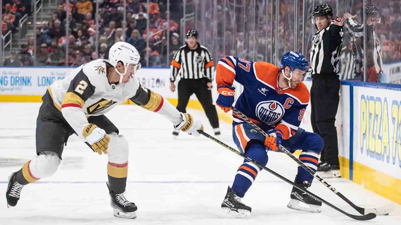 Oilers fall to Golden Knights in McDavid’s return from injury