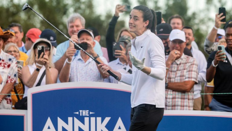 Caitlin Clark draws big crowd at LPGA pro-am in Florida