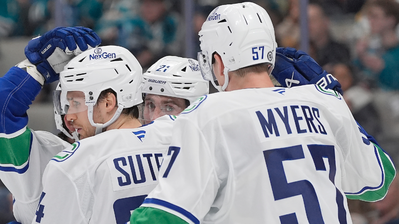 Pius Suter scores twice as Canucks beat Sharks