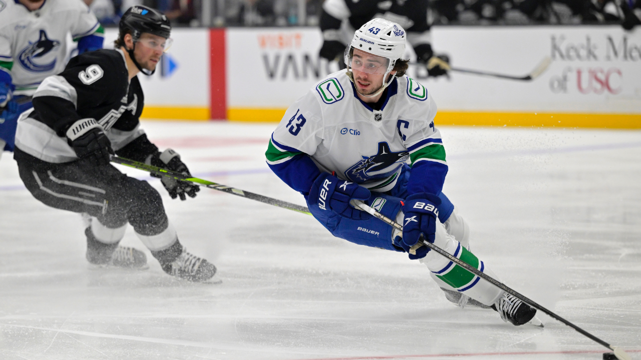 Hughes continues hot streak, Canucks overcome loss of Boeser to beat Kings