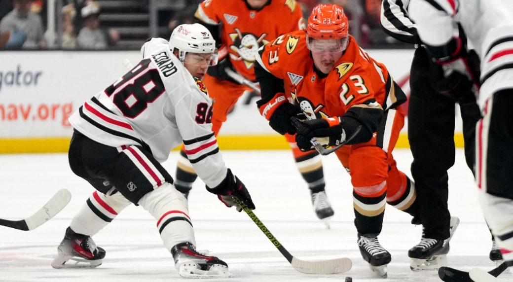 Bedard has three assists as Blackhawks beat Ducks