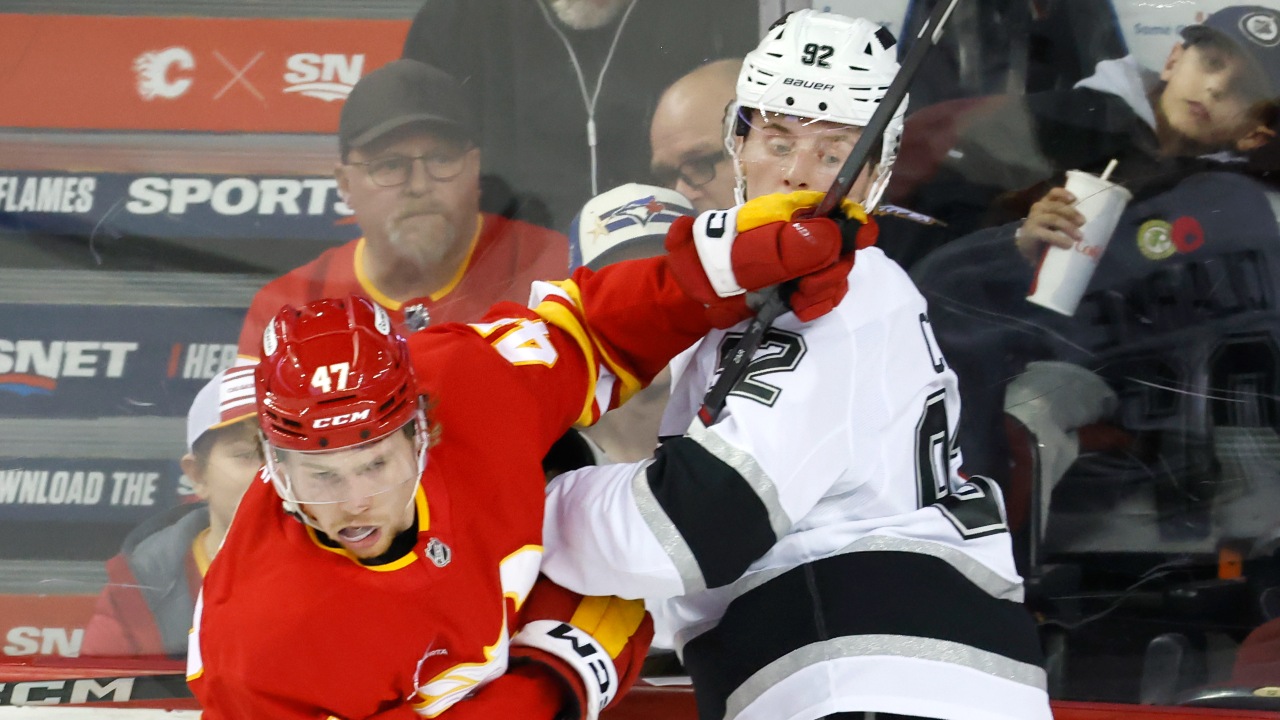 Backlund, Wolf lead Flames to gritty win over Kings