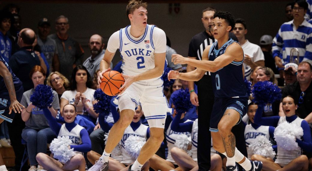 Cooper Flagg makes Blue Devils’ debut, Duke roll past Maine in season-opener