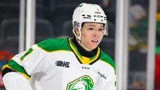 Maple Leafs prospect Easton Cowan extends OHL point streak to 52 games