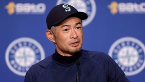 Former Seattle Mariners baseball player Ichiro Suzuki is on the ballot for the Hall of Fame for the first time. (John Froschauer/AP)