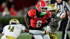 No. 6 Georgia rallies to beat Georgia Tech in eighth OT, bolsters playoff hopes