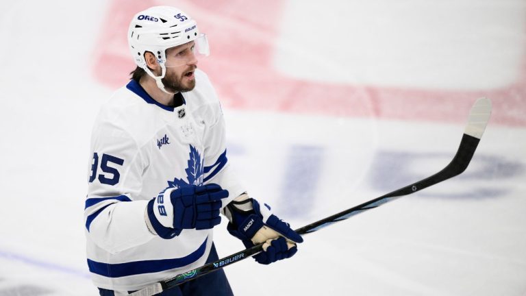 Leafs’ Ekman-Larsson, Stolarz, Lorentz receive Stanley Cup rings in special ceremony