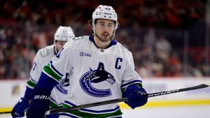 Vancouver Canucks' Quinn Hughes. (Derik Hamilton/AP)