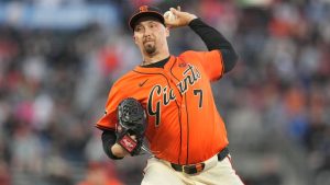 San Francisco Giants pitcher Blake Snell during a baseball game against the Miami Marlins in San Francisco, Friday, Aug. 30, 2024. (Jeff Chiu/AP)