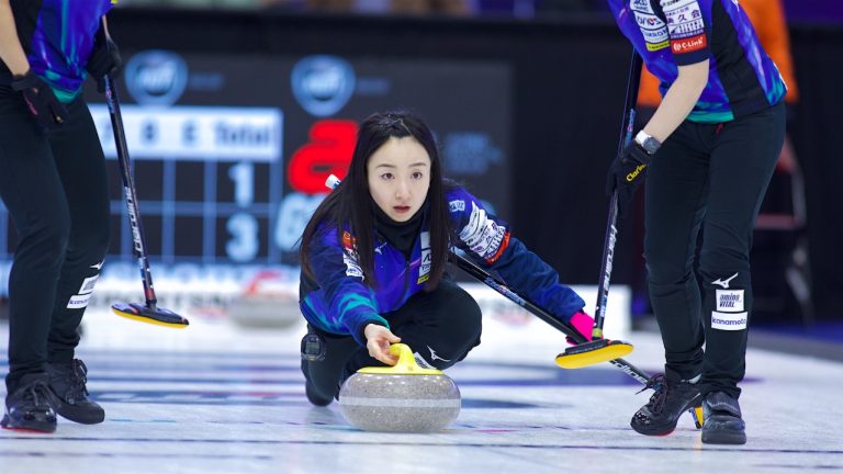 Satsuki Fujisawa in action at the Kioti National on Nov. 26, 2024, in St. John's, N.L. (Anil Mungal/GSOC)