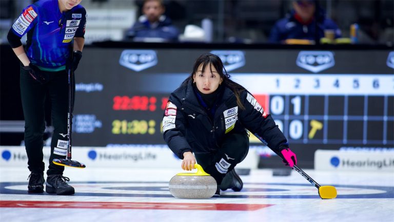 Satsuki Fujisawa in action at the Co-op Canadian Open on Tuesday, Nov. 5, 2024 in Nisku, Alta. (Anil Mungal/GSOC)