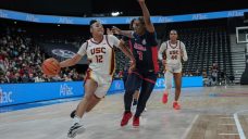 JuJu Watkins leads USC to narrow win over Ole Miss during season opener in Paris