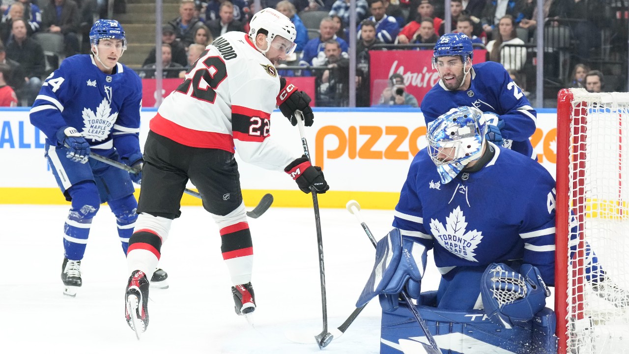 Ullmark earns first shut out of season as Senators top Maple Leafs