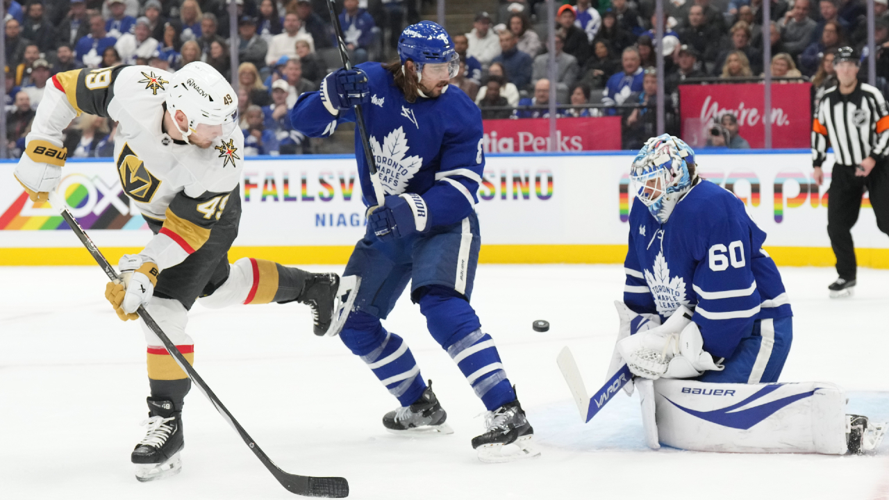 Woll earns shutout victory as Maple Leafs top Golden Knights