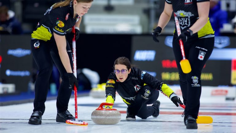 Selena Njegovan in action at the Co-op Canadian Open on Wednesday, Nov. 6, 2024, in Nisku, Alta. (Anil Mungal/GSOC)