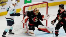 Forsberg nets shutout as Senators beat Kraken