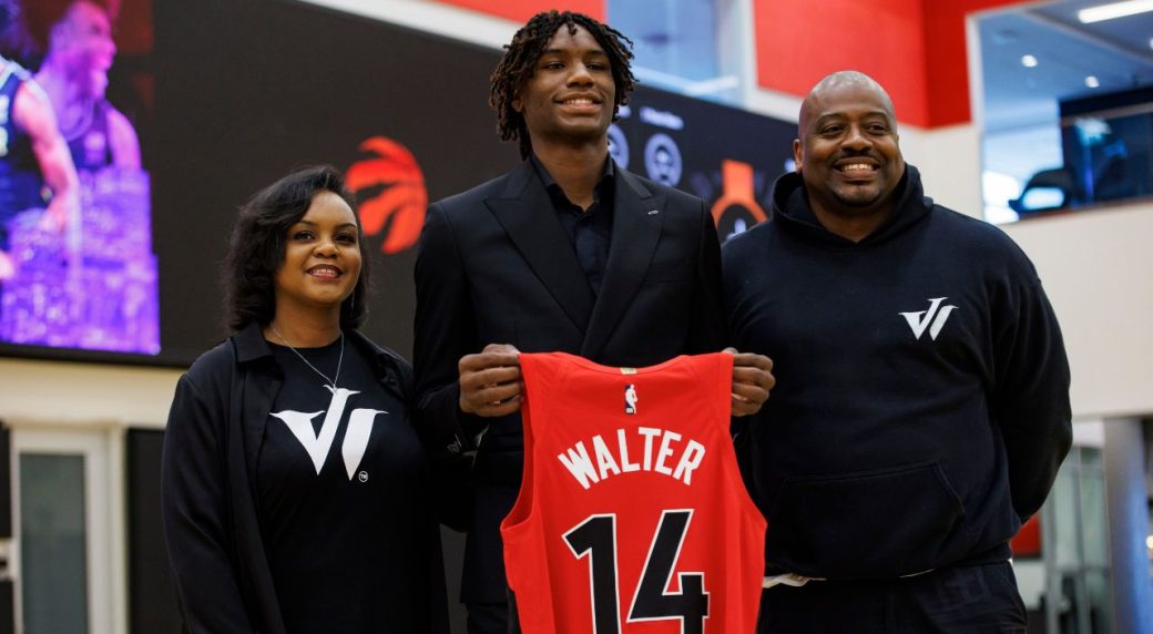 Raptors’ Ja’Kobe Walter available to make debut Friday vs. Lakers