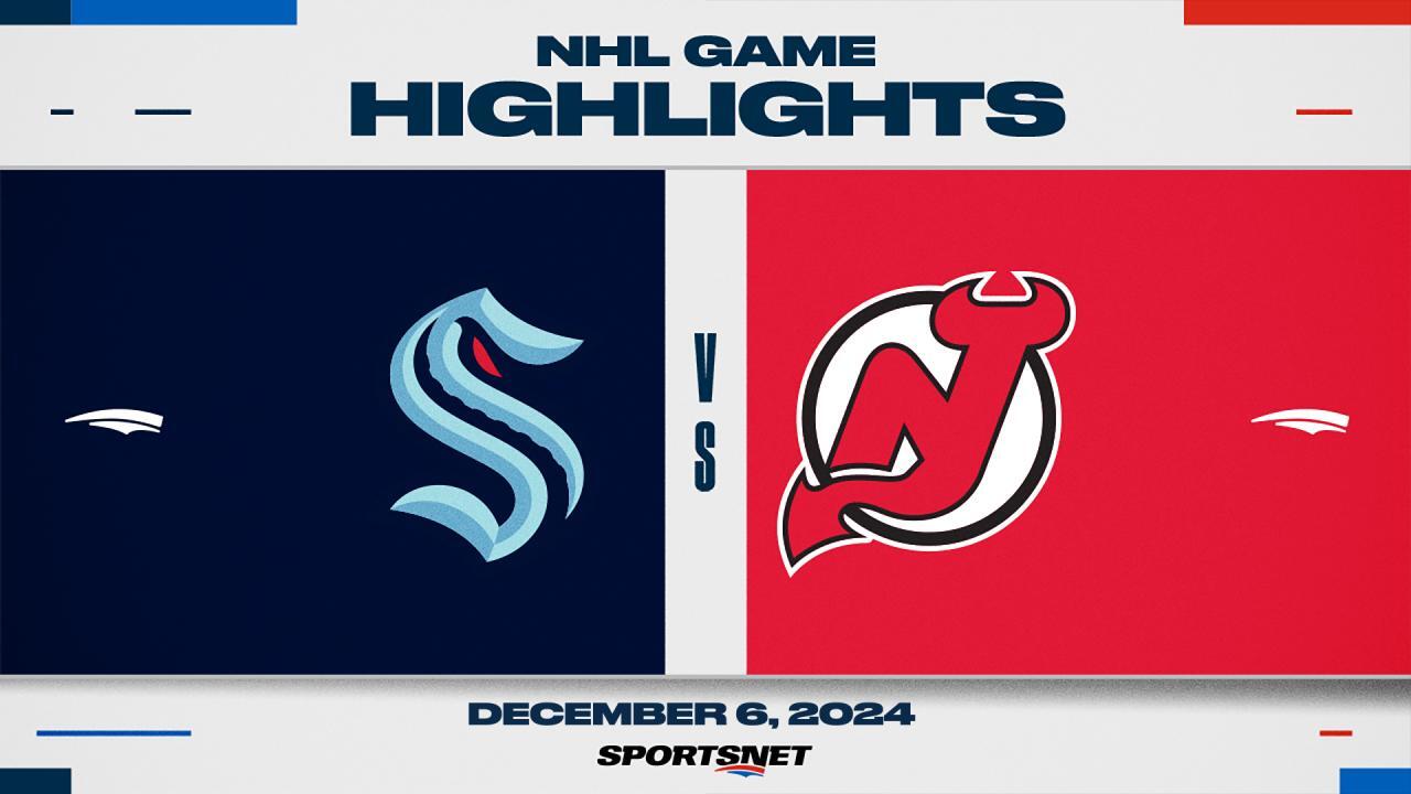 NHL Highlights: Devils 3, Kraken 2