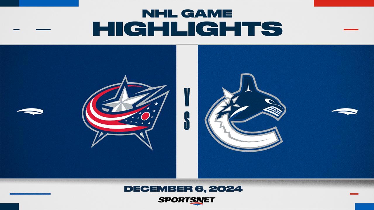 NHL Highlights: Canucks 5, Blue Jackets 2