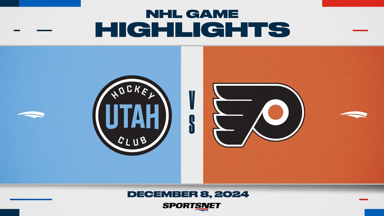 NHL Highlights: Utah HC 4, Flyers 2