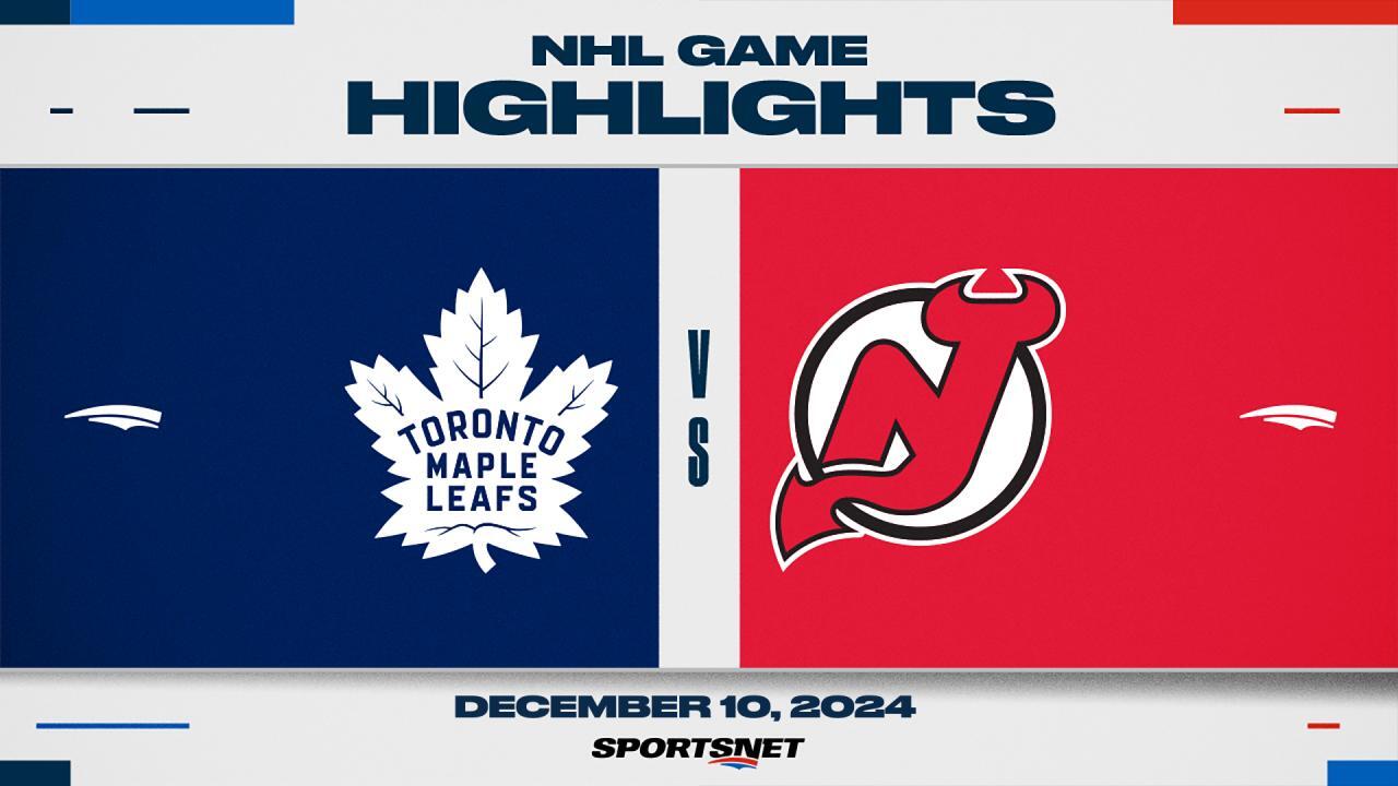 NHL Highlights: Maple Leafs 2, Devils 1 (OT)