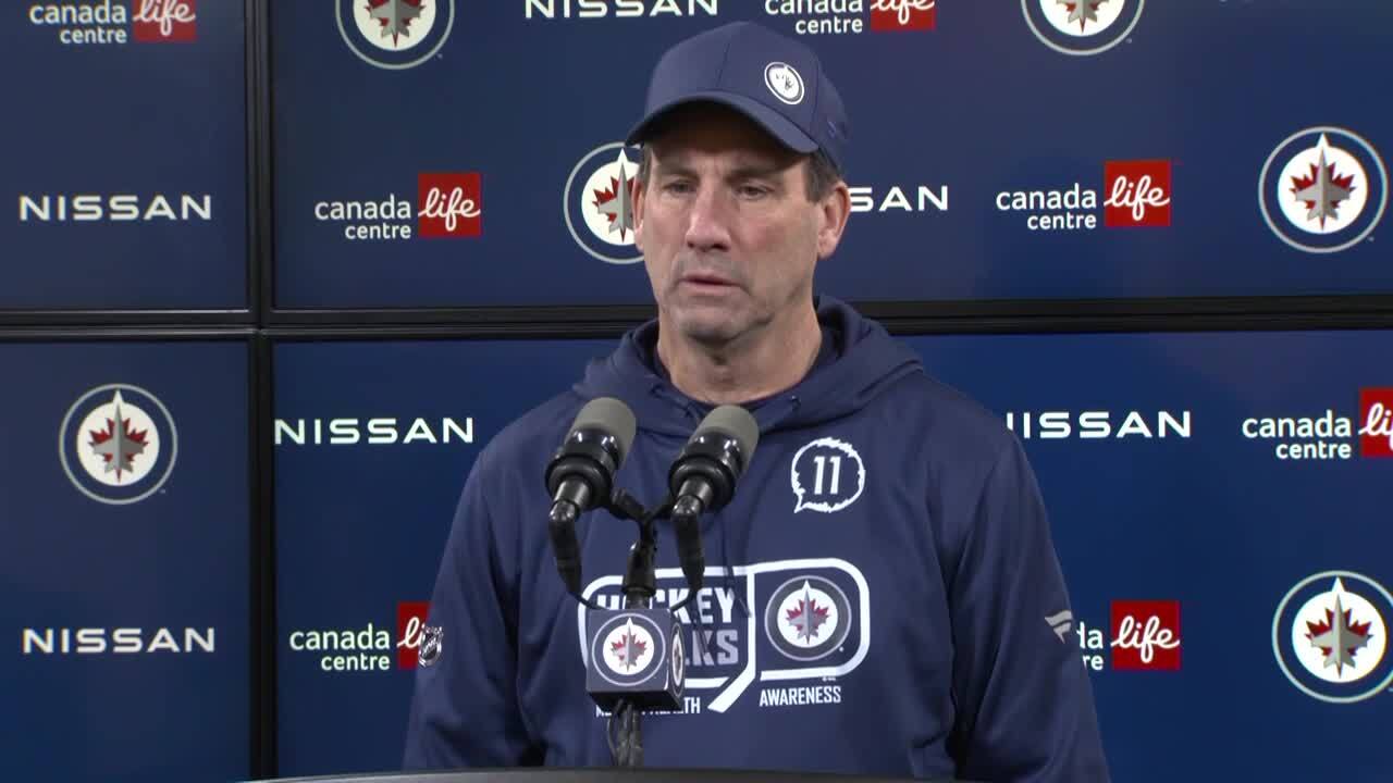 Jets’ Arniel comments on chaotic sequence of fights in win vs. Bruins