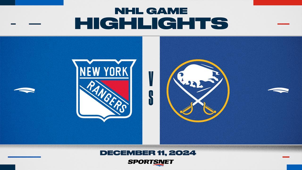 NHL Highlights: Rangers 3, Sabres 2