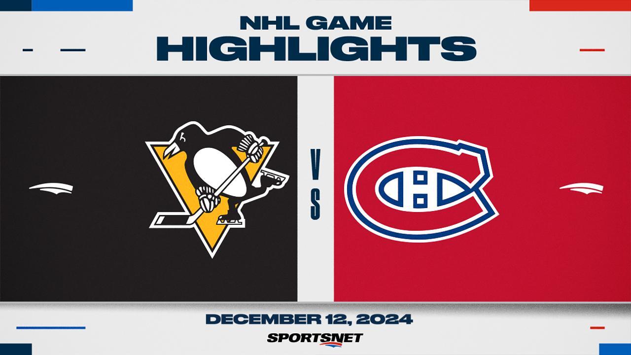 NHL Highlights: Penguins 9, Canadiens 2