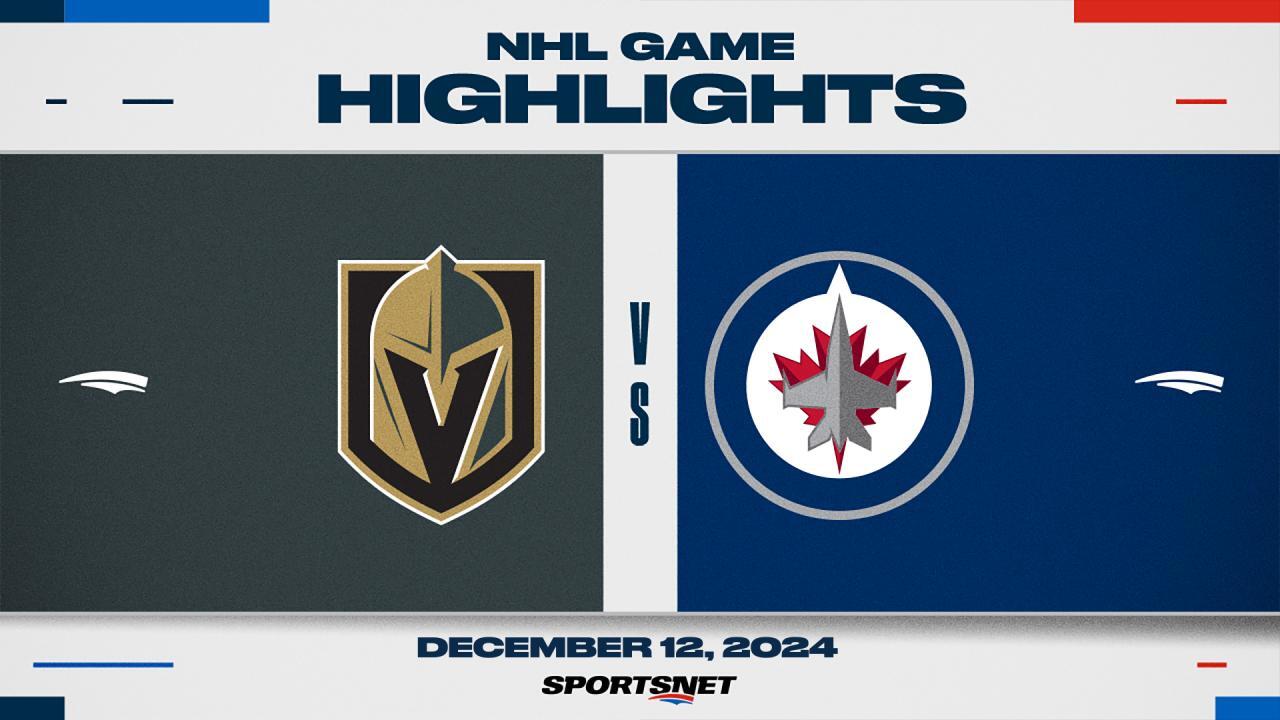 NHL Highlights: Golden Knights 3, Jets 2 (OT)