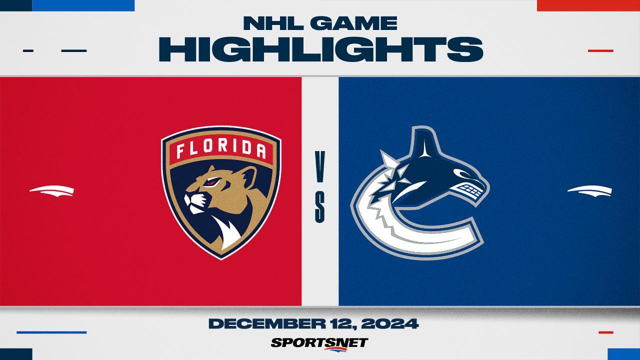 NHL Highlights: Canucks 4, Panthers 0