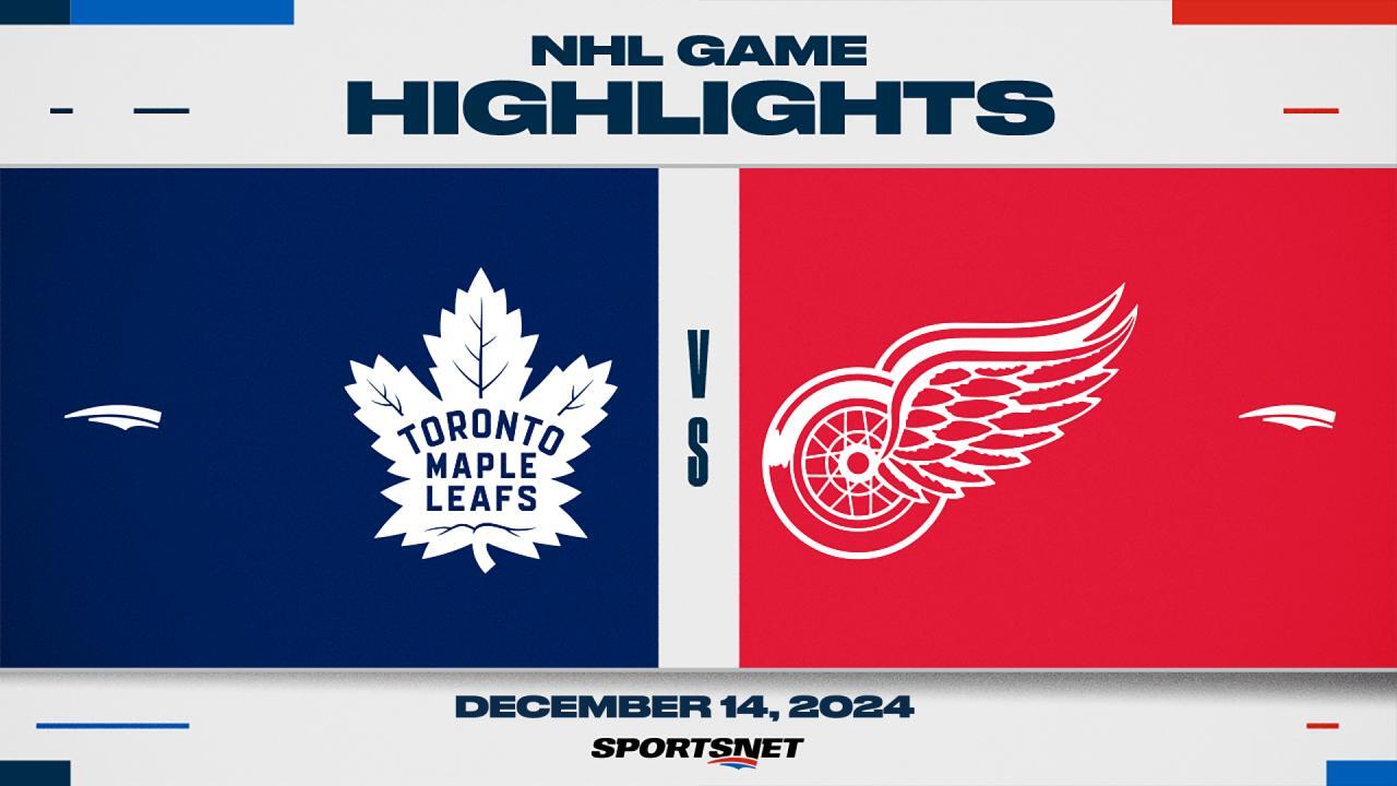 NHL Highlights: Red Wings 4, Maple Leafs 2